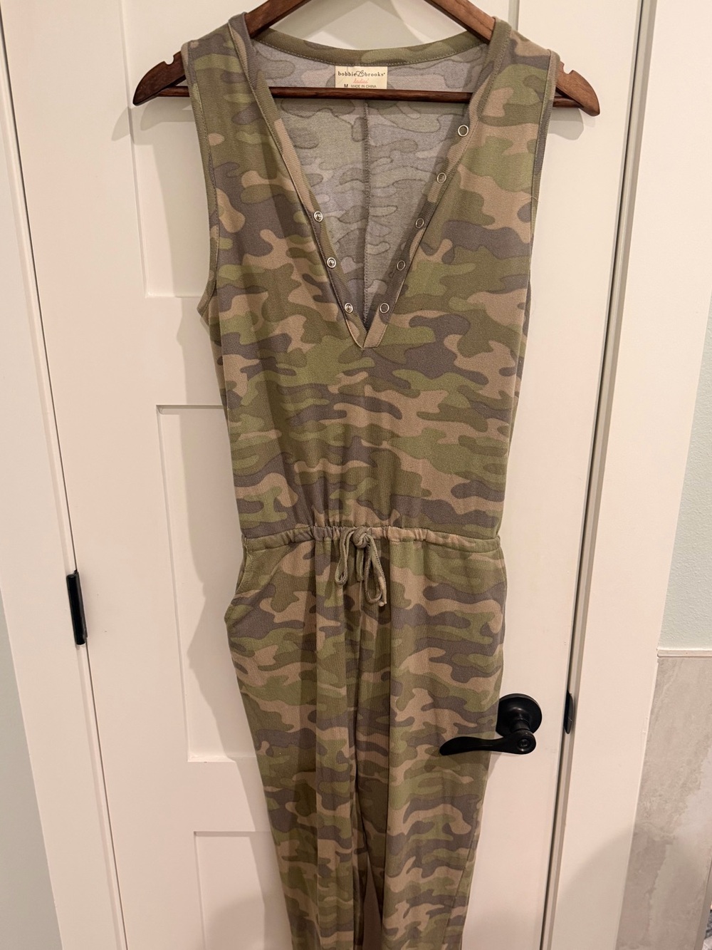 Brooks Olive Green Camo Kids One-Piece Jumpsuit